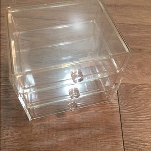 Container Store Clear Makeup Storage